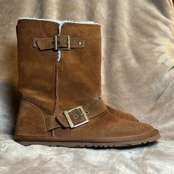 Skechers‎ Starship-Mid Snow Boots Outdoor Winter Weather Brown Women's Size 8.5 - Picture 1 of 8